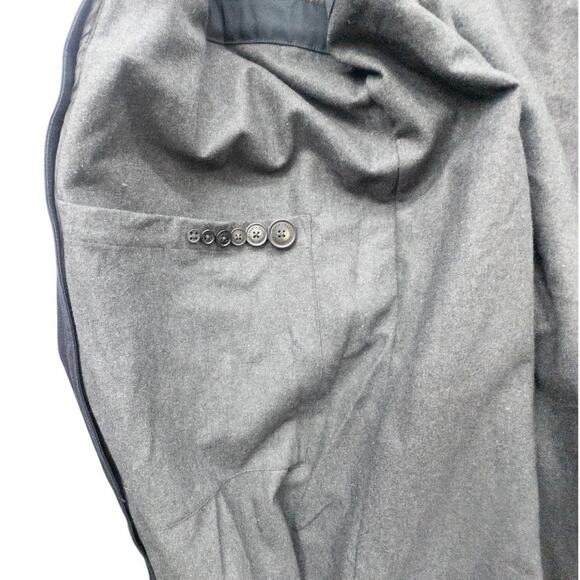 Hart Schaffner Marx Men's Trench Coat 48R Double Breasted Removable Lining - Picture 7 of 10